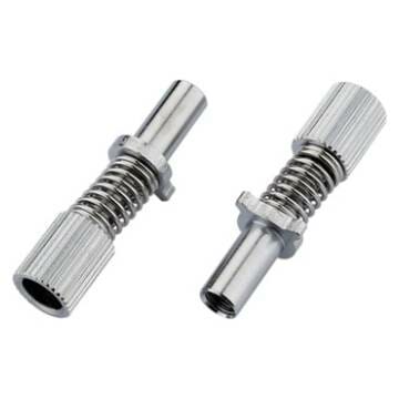 Jagwire Road Sport Frame Mount Mickey Adjusting Barrels Pair Chrome