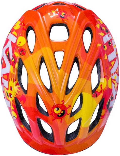 Kali Protectives Chakra Child Helmet – Monsters Orange, Children’s, X-Small