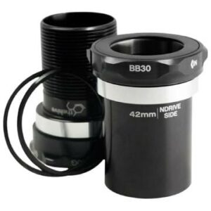 e*thirteen BB30 ThreadFit Bottom Bracket - 68/73mm, For 30mm Spindle Black