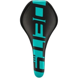 Deity Components Speedtrap AM Saddle Chromoly, Black/Turquoise