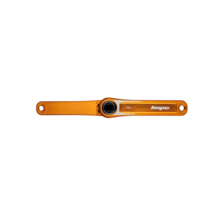 Hope RX Crankset 68mm Standard No Spider Orange