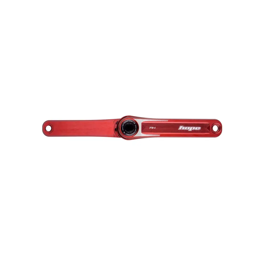 Hope RX Crankset 68mm Standard No Spider Red