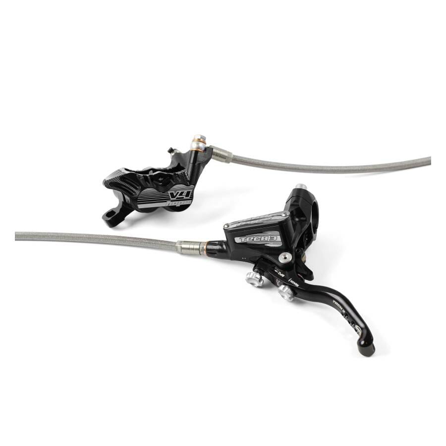 Tech V EU No Rotor Braided Front LH BLACK