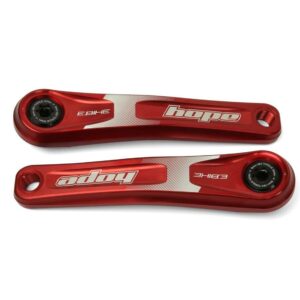 ebike cranks red