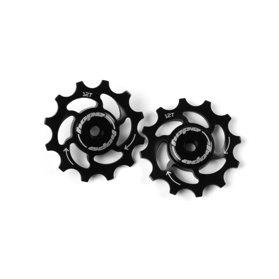 Tooth Jockey Wheels Pair BLACK
