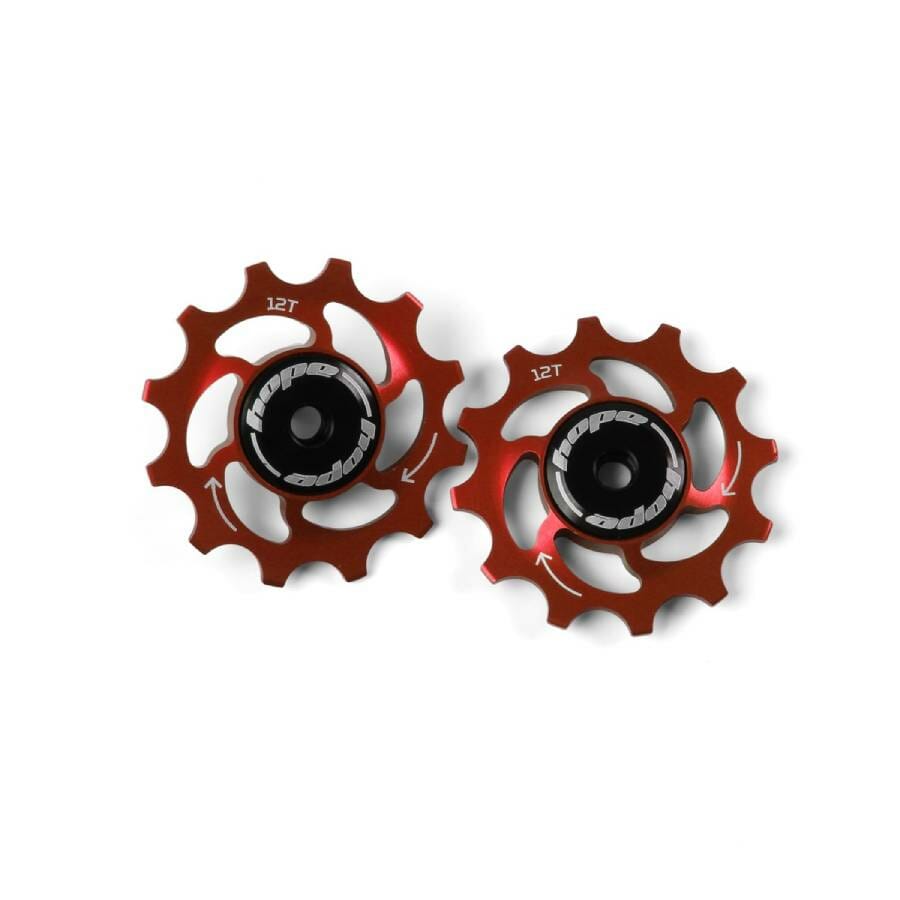Tooth Jockey Wheels Pair RED