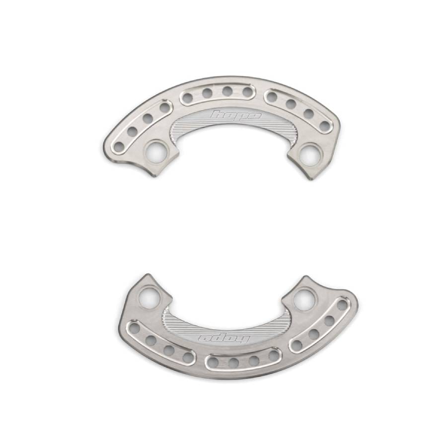 Bash Plate mm SILVER PAIR