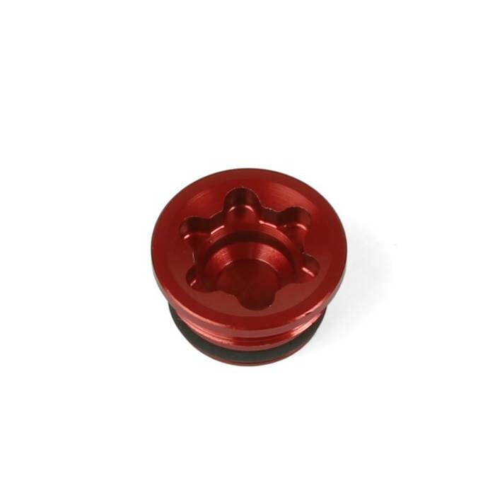 RX SH MIN Small Bore Cap RED