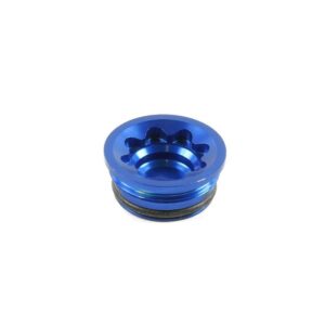 V Small E Bore Cap BLUE