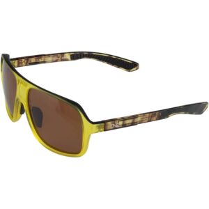 ONE by Optic Nerve Molotov Sunglasses Tortuga Green with Black, Polarized Brown Lens