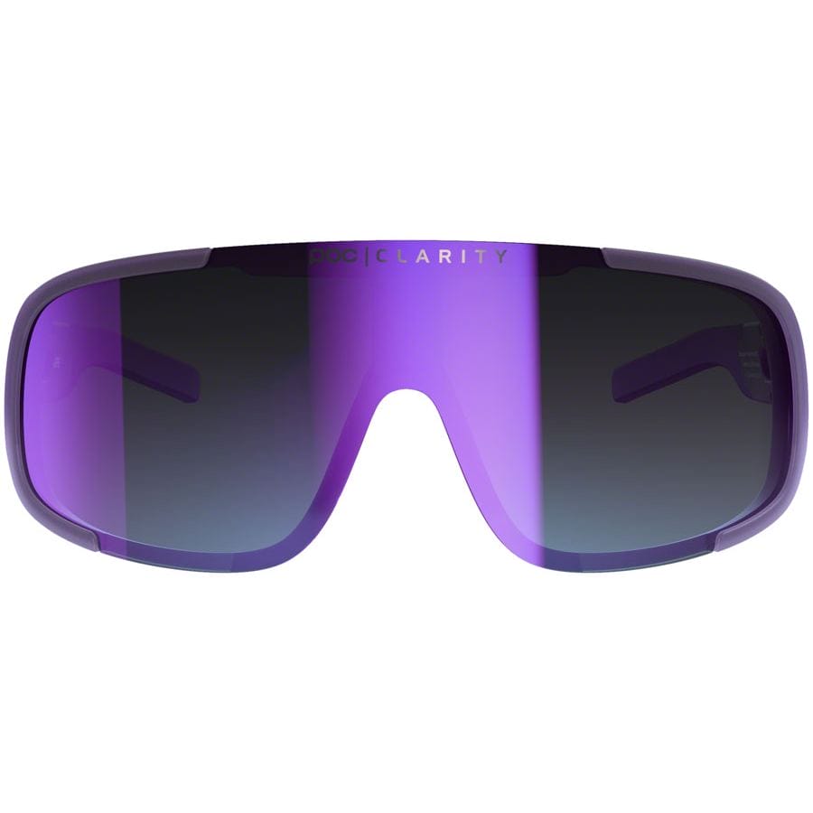 POC Aspire Sunglasses Transparent Purple Clear/Violet Mirror - Image 3