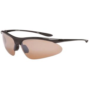 ONE Tightrope Polarized  Shiny Black with Brown Silver Flash Lens
