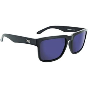 Optic Nerve ONE Mashup Sunglasses Matte Black/Polarized Smoke with Blue Mirror