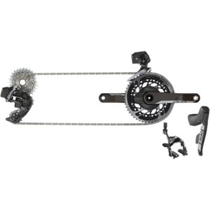 SRAM RED eTap AXS Electronic Road Groupset - 2x, 12-Speed, Cable Brake/Shift Levers, eTap AXS Front and Rear Derailleurs, B1