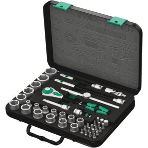 Wera 8100 SB 2 Zyklop Speed Ratchet Set, 3/8" Drive, Metric
