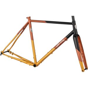 All-City Cosmic Stallion Frameset - 650b/700c, Steel, Black/Brick/Bronze