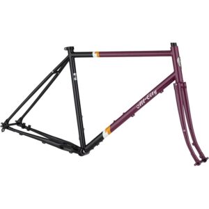 All-City Gorilla Monsoon Frameset - 650b, Steel, Charred Berry