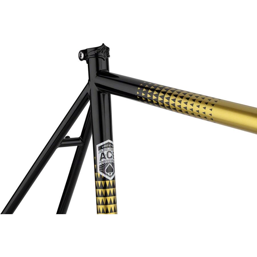 All-City Zig Zag Frameset - 700c, Steel, Golden Leopard - Image 2