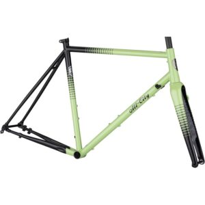 All-City Zig Zag Frameset - 700c, Steel, Honeydew Bling