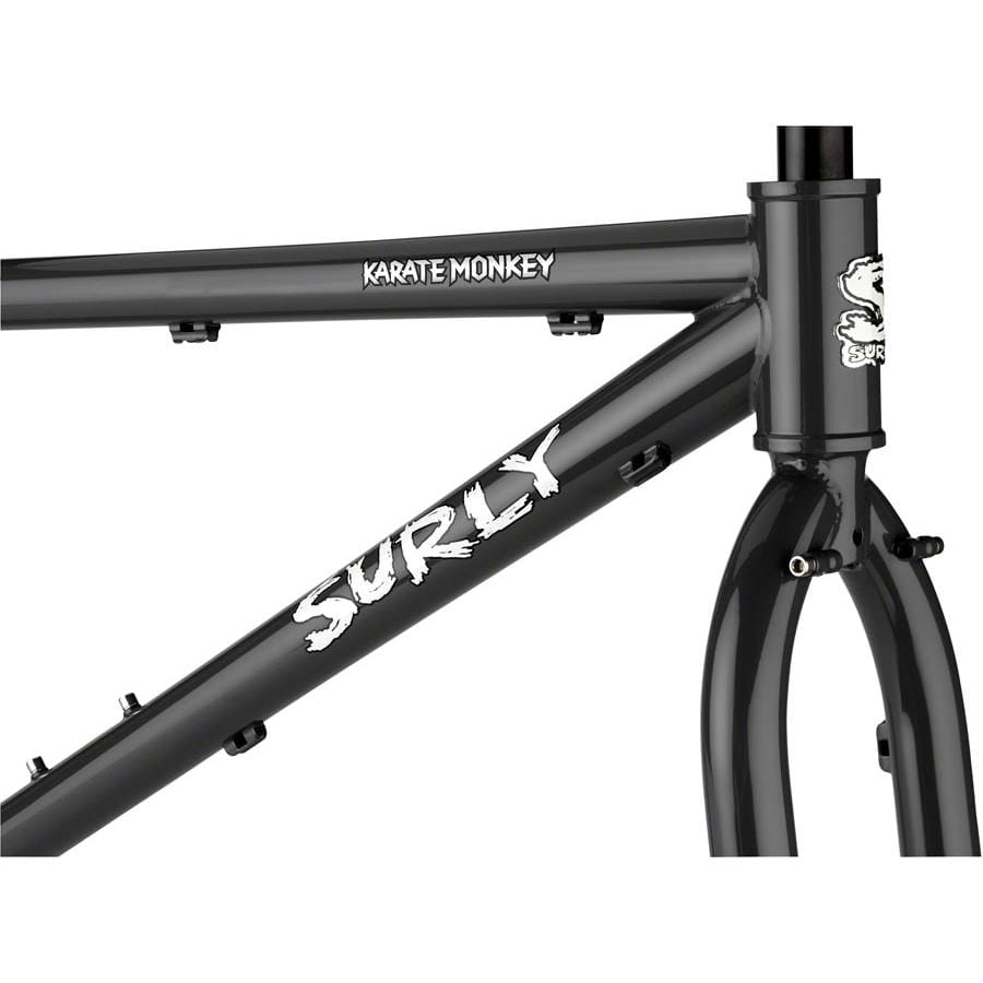 Surly Karate Monkey Frameset - 27.5", Steel, Hi-Viz Black - Image 5