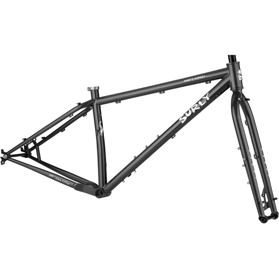 Surly Karate Monkey Frameset - 27.5", Steel, Hi-Viz Black