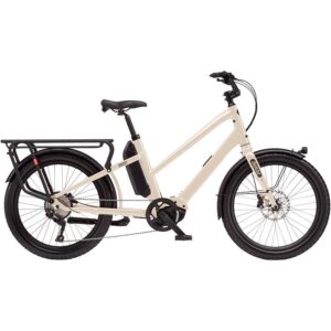 Benno Boost E Class 3 Etility Ebike - Bosch Performance Line Speed 500Wh Step-Through Bone Gray