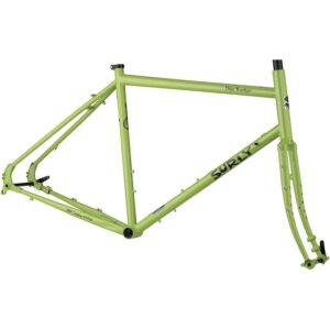 Surly Disc Trucker Frameset - 26", Steel, Pea Lime Soup