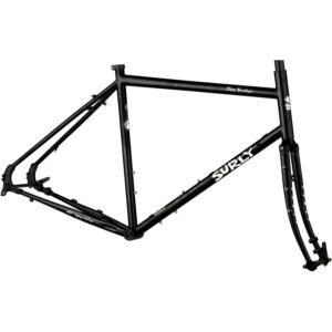 Surly Disc Trucker Frameset - 700c, Steel, Hi-Viz Black
