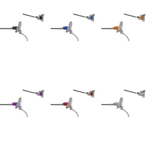 Tech 4 X2 Flatmount No Rotor Black Hose Silver