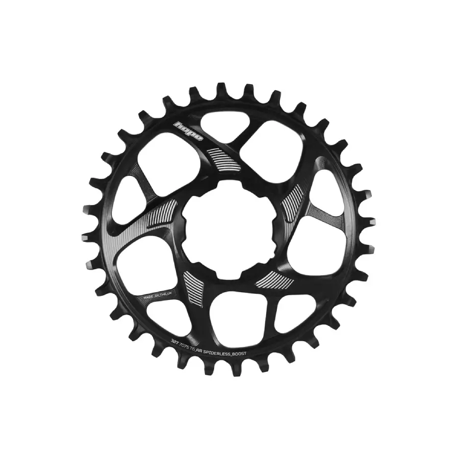 Hope R22 Spiderless Boost Chainring Black
