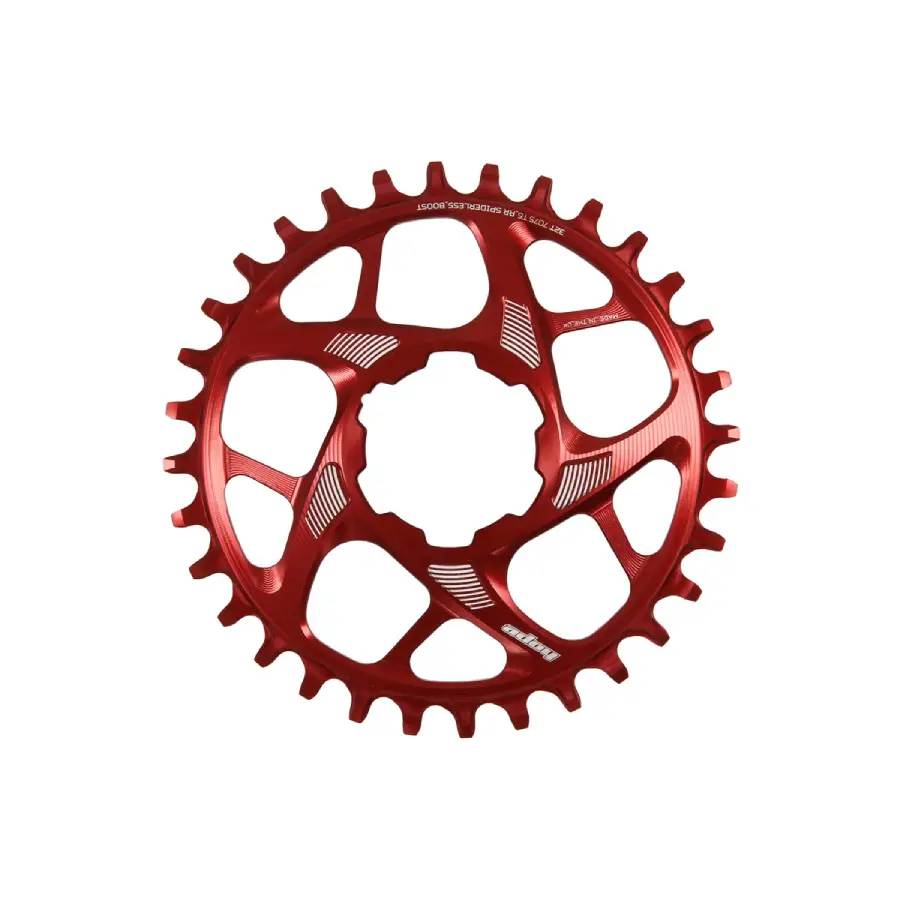 Hope R22 Spiderless Boost Chainring Red