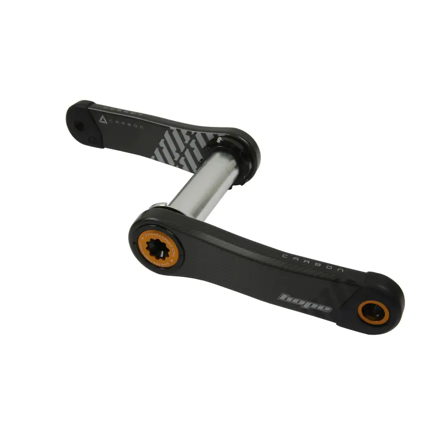 Hope Carbon Crankset 73mm Wide Orange Brand New