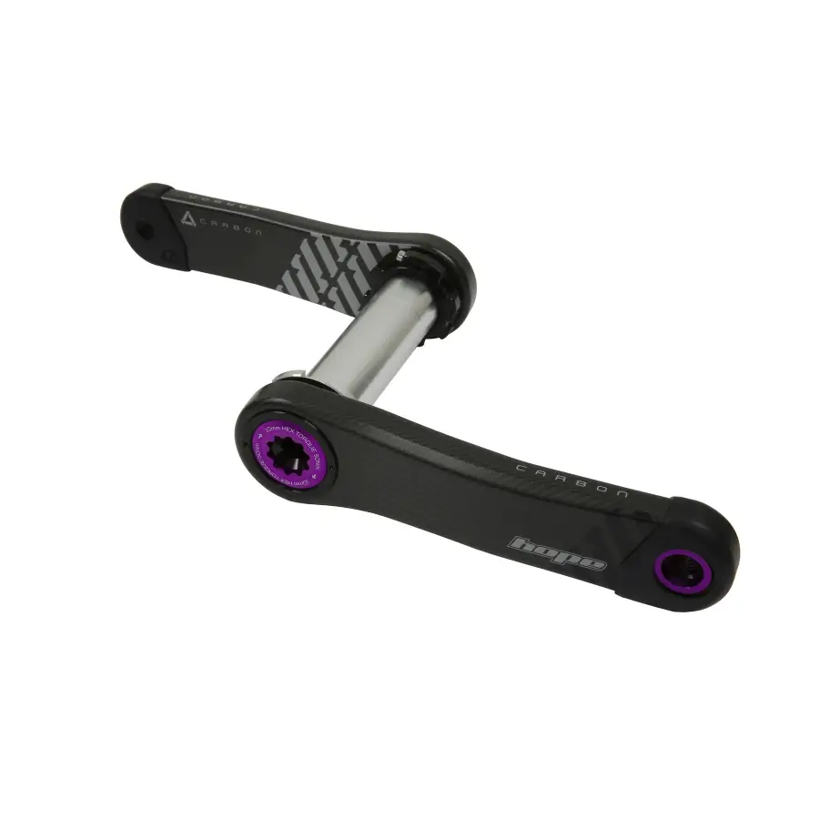 Hope Carbon Crankset 73mm Wide Purple Brand New