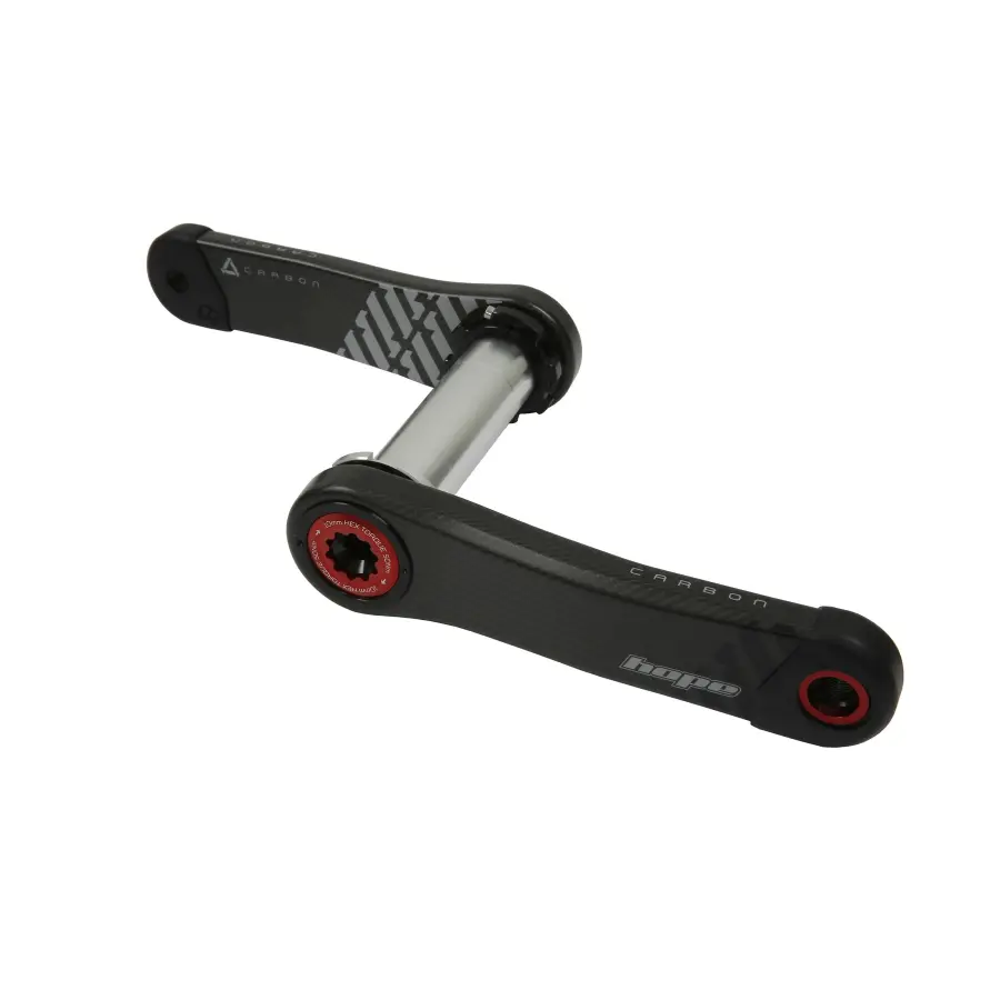 Hope Carbon Crankset 73mm Wide Red Brand New
