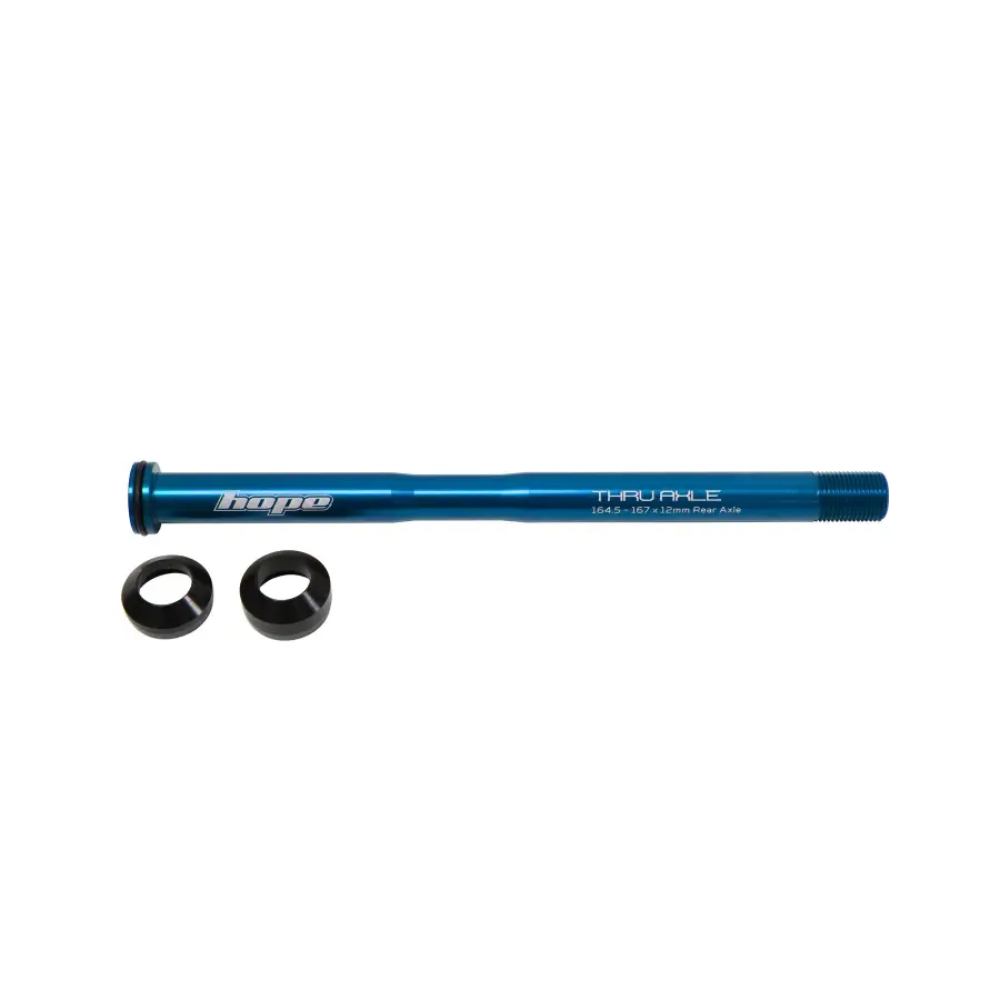 Hope Thru Axle Rear 164.5 - 167 Brand New Blue HTAR167B