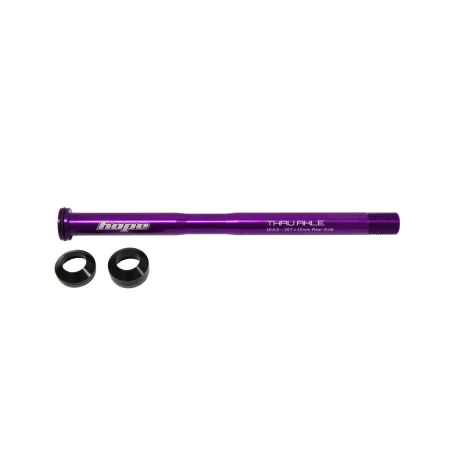 Hope Thru Axle Rear 164.5 - 167 Brand New Purple HTAR167PU