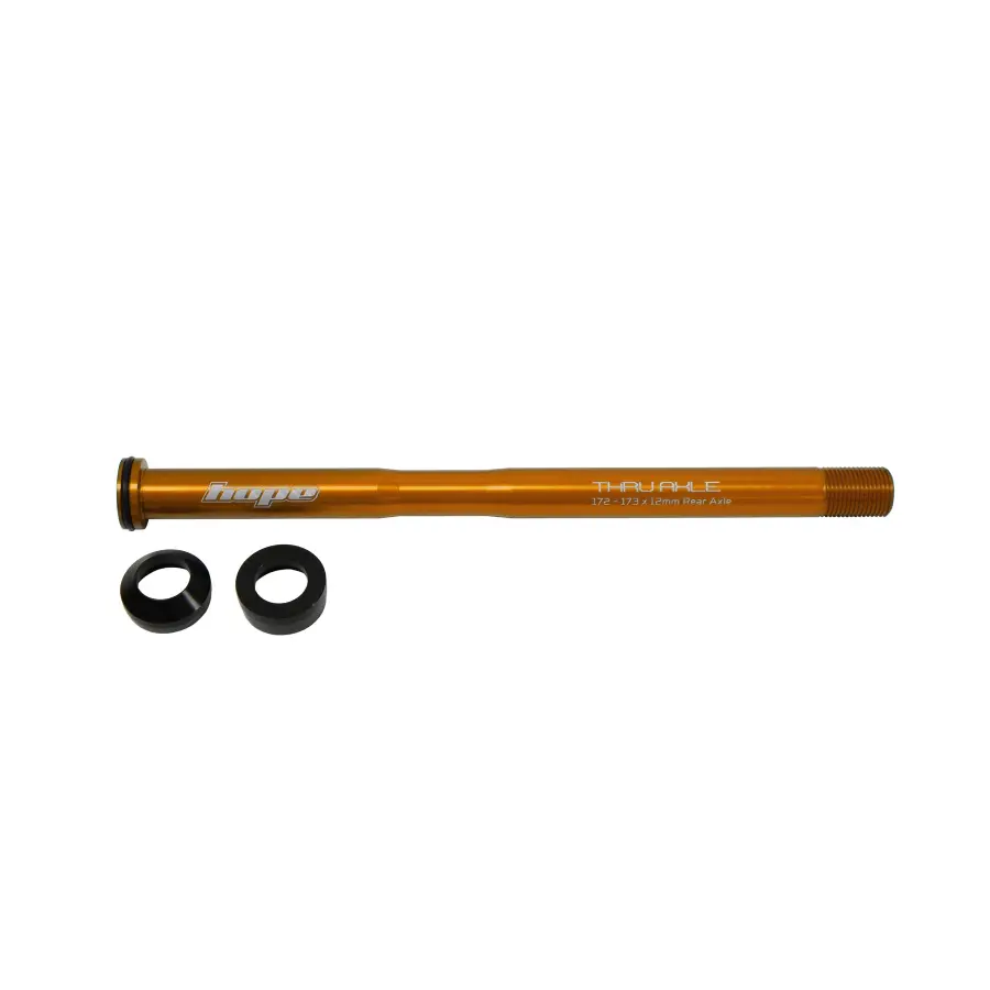 Hope Thru Axle Rear 172-173 Brand New Orange HTAR173C. Full Manufacturer's Warranty